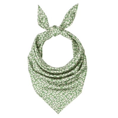 Show details for Anni Albers green silk scarf Picture of Anni Albers green silk scarf