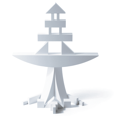 Show details for Bauhaus Building Block Edition White Picture of Bauhaus Building Block Edition White