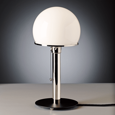Show details for Wilhelm Wagenfeld table lamp WA 23 SW Picture of Wilhelm Wagenfeld table lamp WA 23 SW