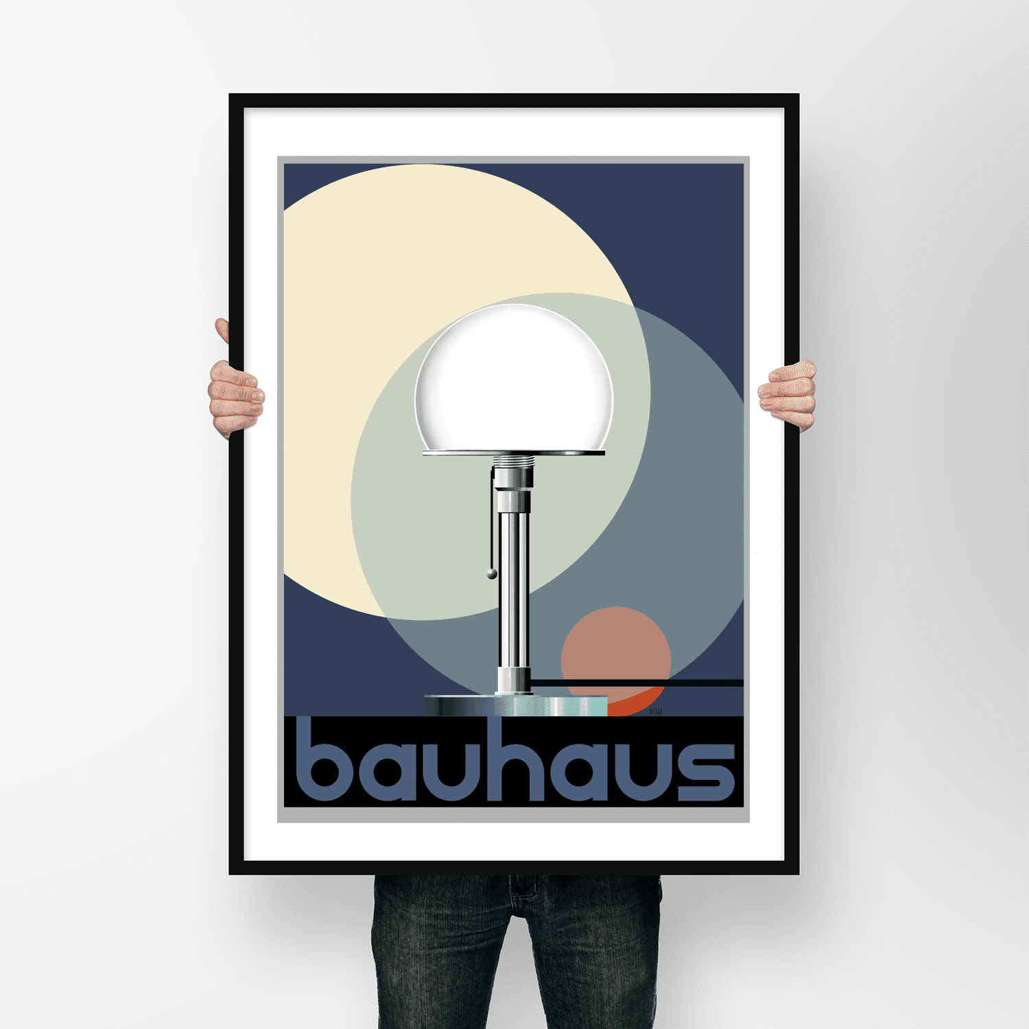 Bild von Wagenfeld Bauhaus Lampe