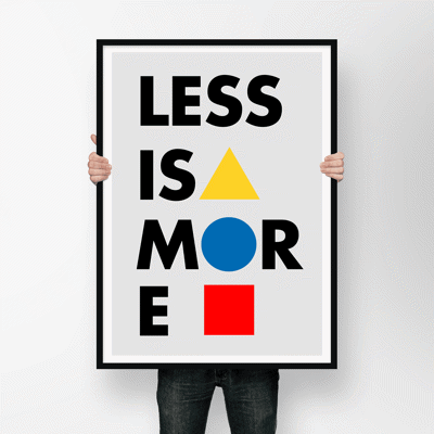 Show details for Less is more Picture of Less is more