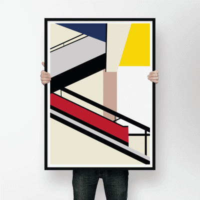 Show details for Bauhaus Staircase Picture of Bauhaus Staircase
