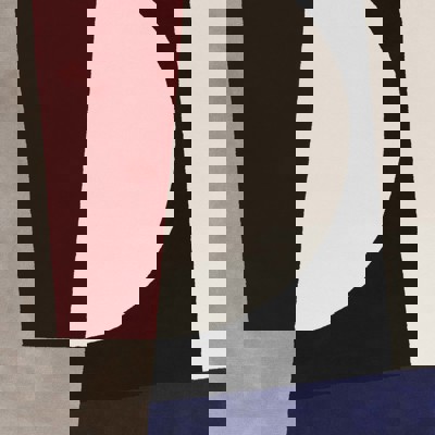 Show details for Bauhaus Rug Curves 2 Picture of Bauhaus Rug Curves 2