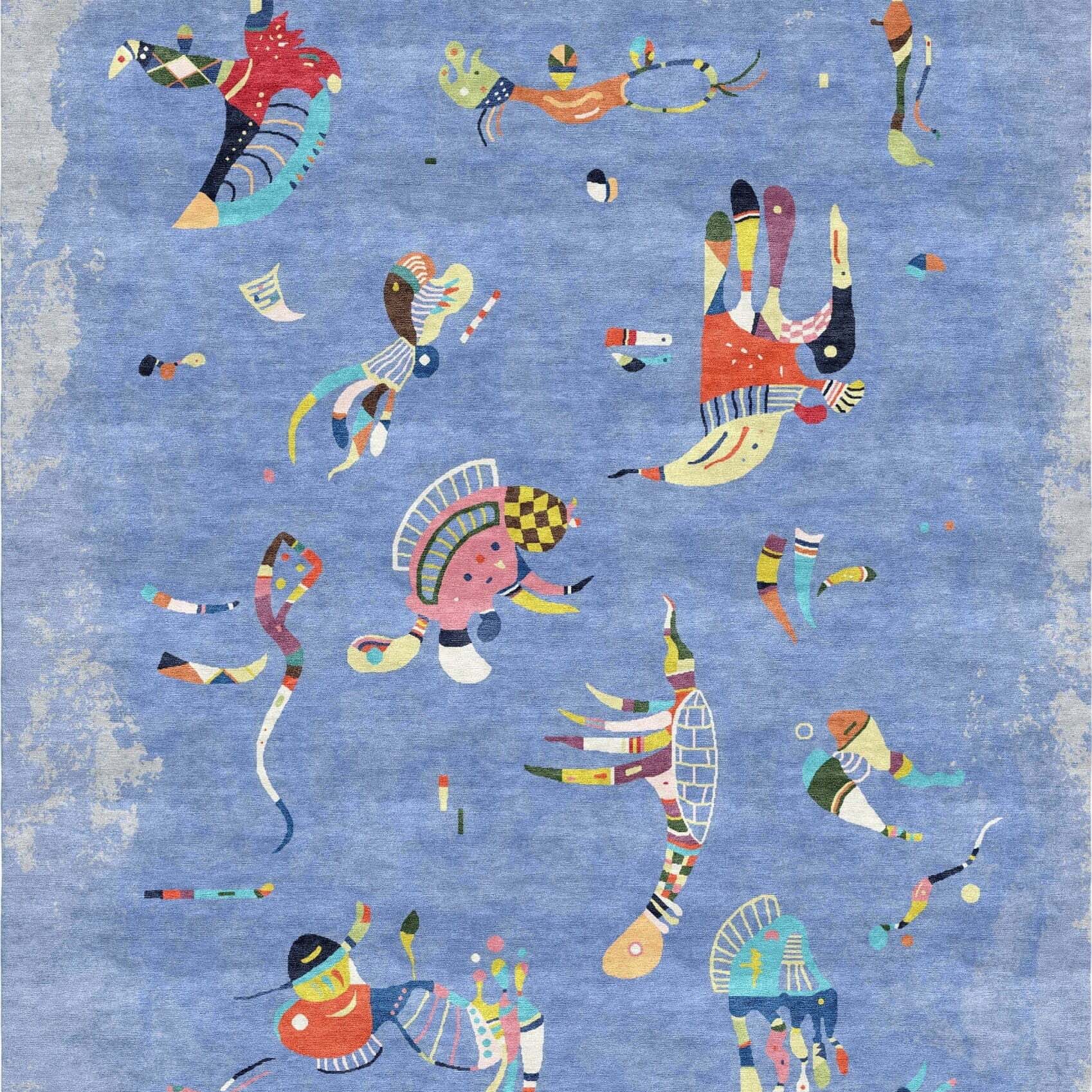 Wassily Kandinsky スカイブルーラグの画像