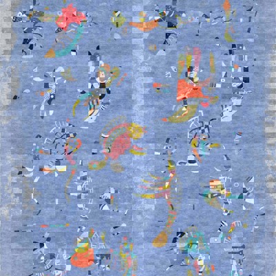 Show details for Wassily Kandinsky Sky Blue Rug Picture of Wassily Kandinsky Sky Blue Rug