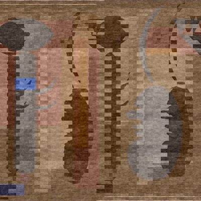 Show details for Wassily Kandinsky Gloomy Situation Rug Picture of Wassily Kandinsky Gloomy Situation Rug