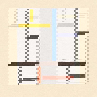 Zeige Details für Theo van Doesburg Studie für Komposition XXV Teppich Bild von Theo van Doesburg Studie für Komposition XXV Teppich