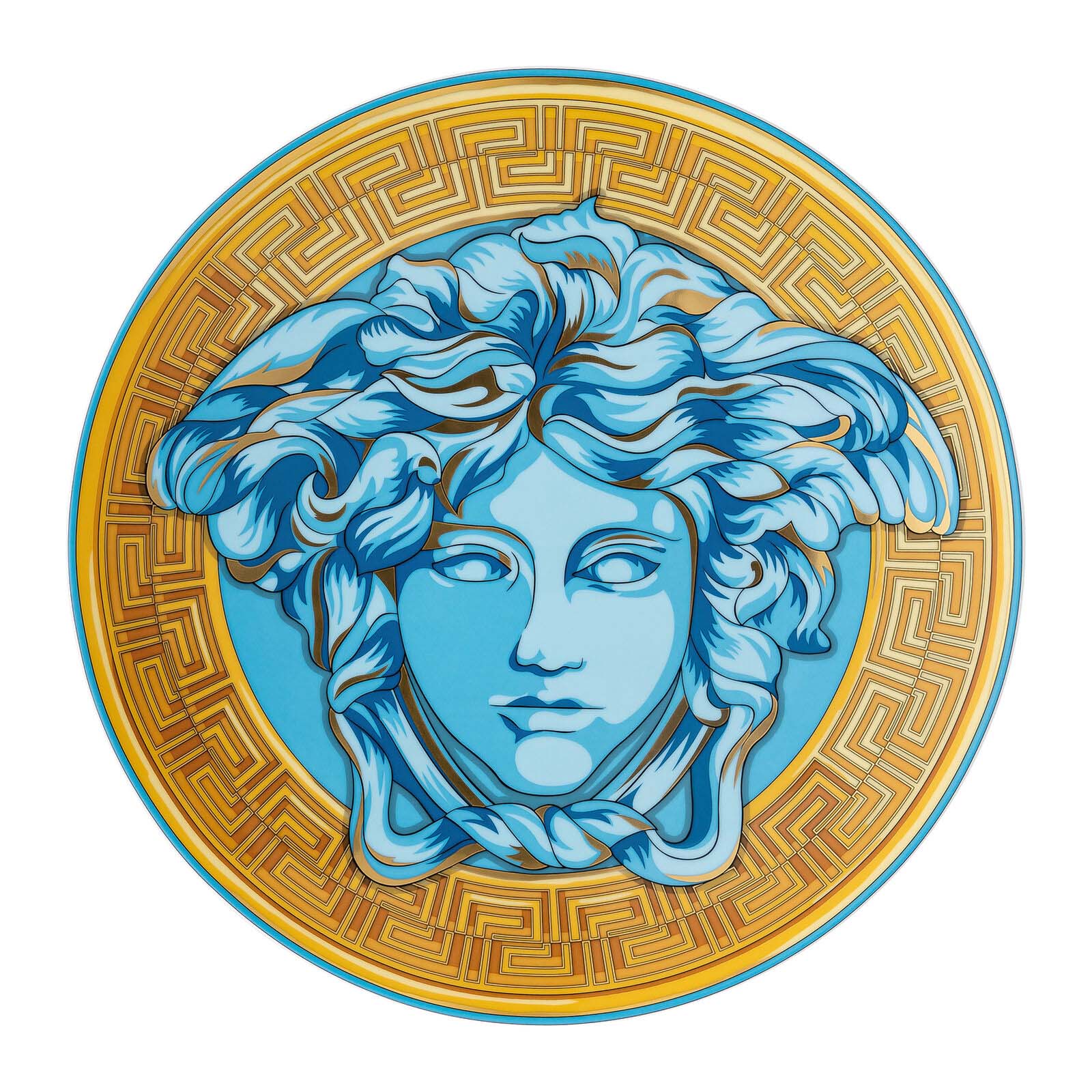 Immagine di  MEDUSA AMPLIFICATA Piatto moneta blu