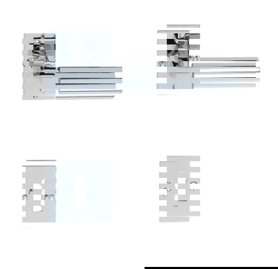 Show details for Walter Gropius Door Handle Square Picture of Walter Gropius Door Handle Square