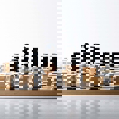 Show details for Bauhaus Chess set by Josef Hartwig Picture of Bauhaus Chess set by Josef Hartwig
