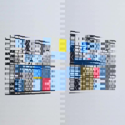 Show details for Eames House Façade Magnet Picture of Eames House Façade Magnet