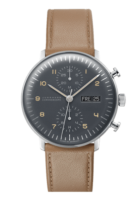 Show details for Junghans Max Bill Chronoscope Picture of Junghans Max Bill Chronoscope