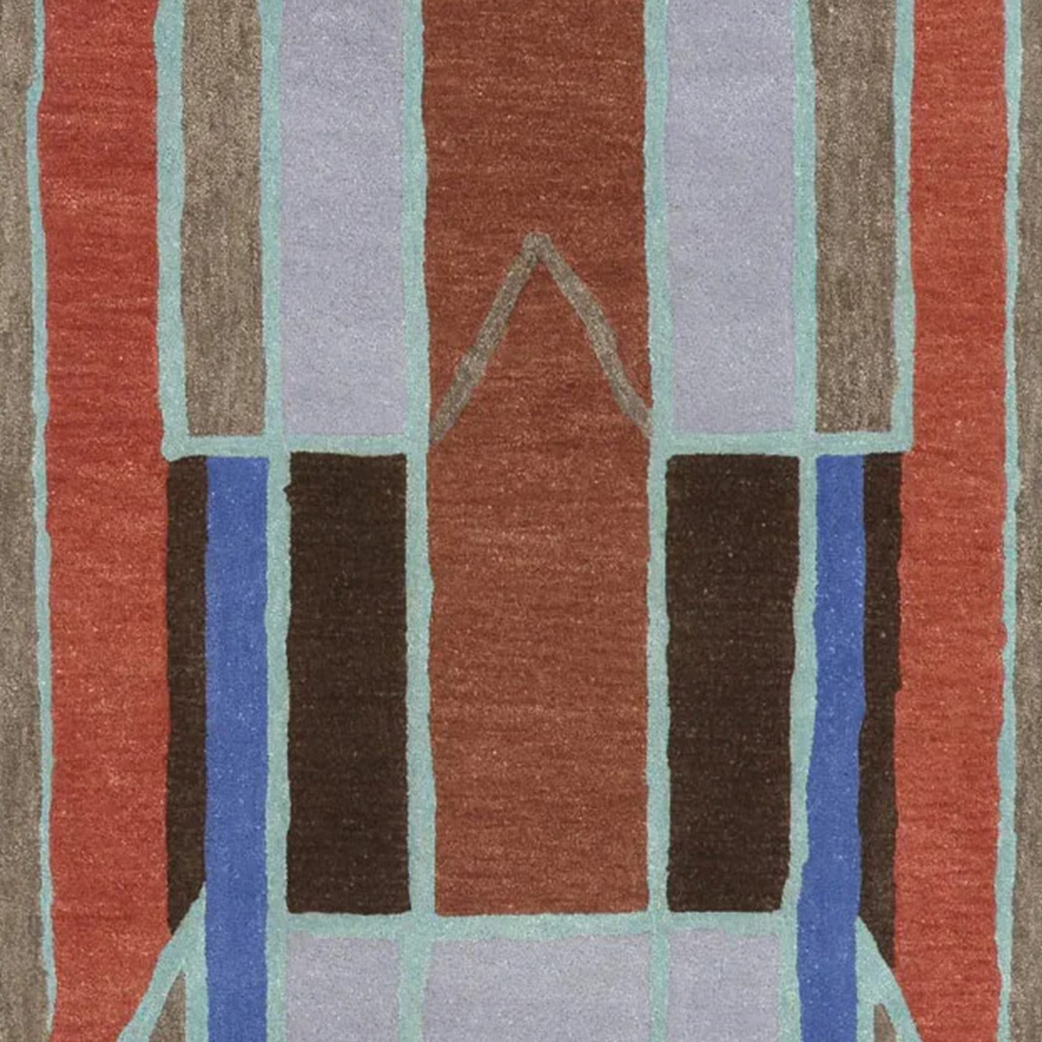 Custom Rug after Paul Klee House on the Water - Bauhaus rug