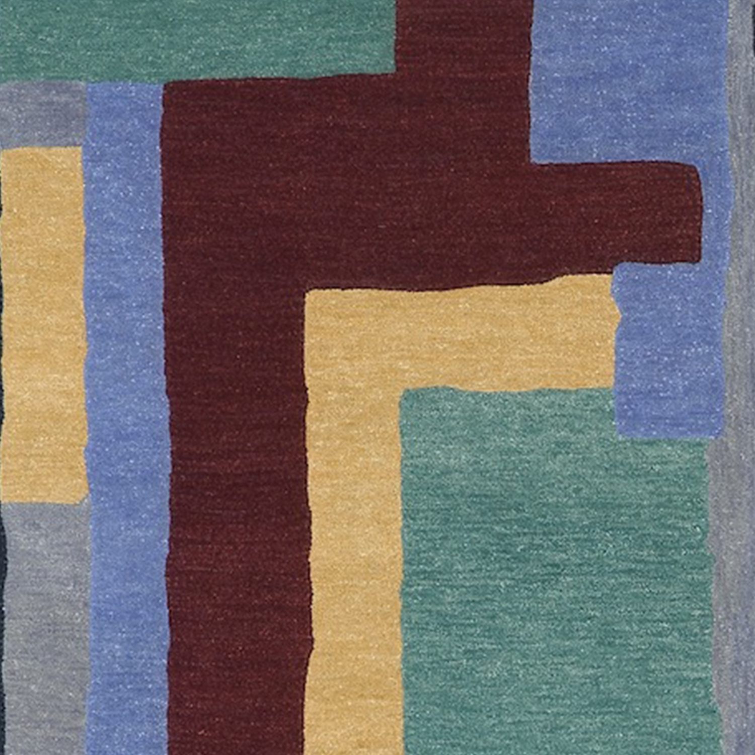 Bauhaus Rug Inspired by Kandinsky Small Worlds 71589 Nazmiyal Rugs