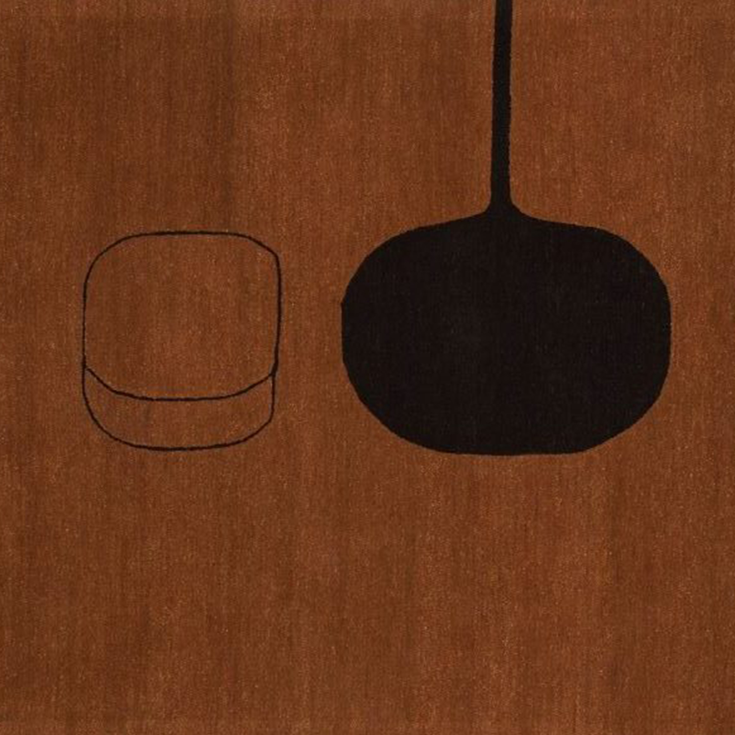 Permutation Brown Rug