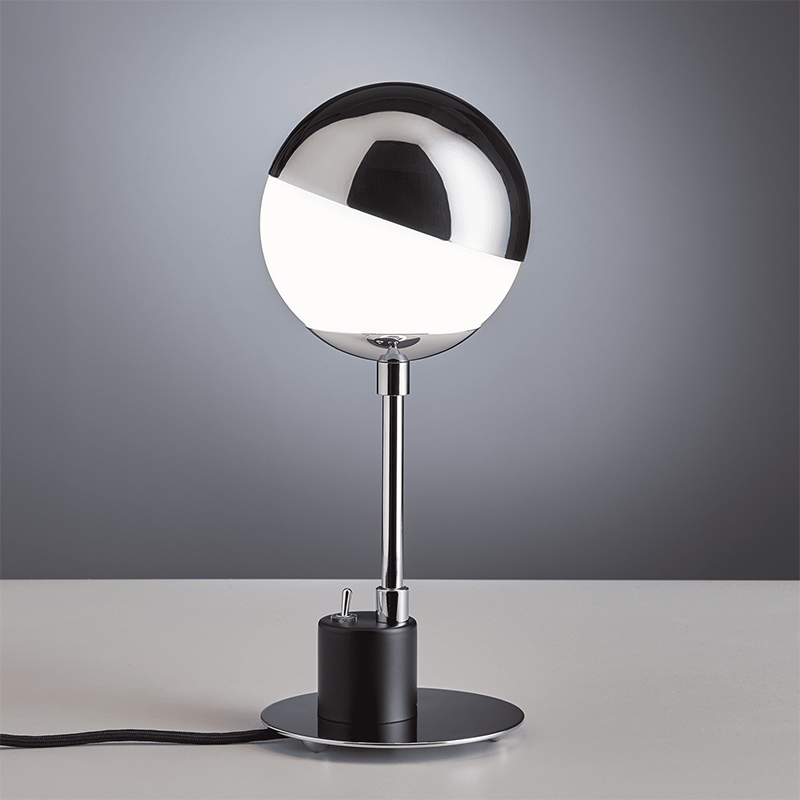 Bauhaus table lamp with opal hemisphere shade (SF 28)