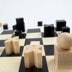 Picture of Bauhaus chess set by Josef Hartwig