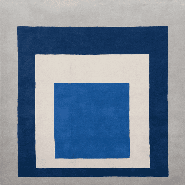 Afbeelding van Josef Albers Bauhaus tapijt - Homage to the Square