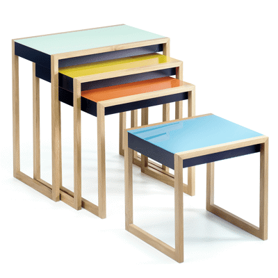 Afbeelding van Nesting Table Josef Albers