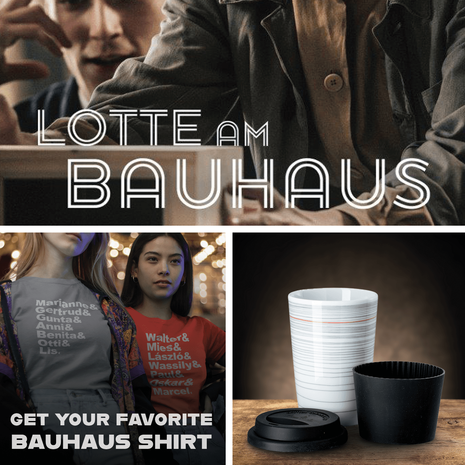 Image de Lotte am Bauhaus + Mug Gropius + Favorite Shirt
