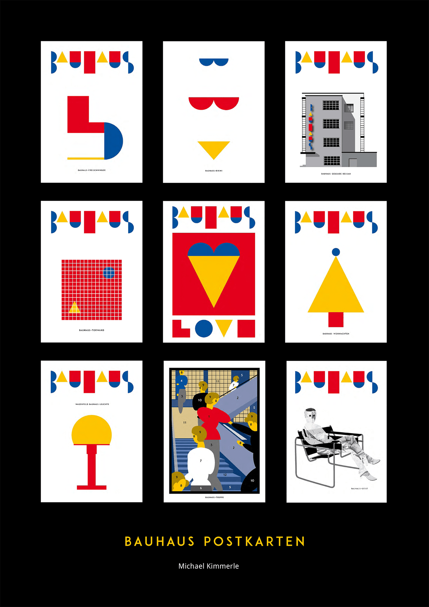 Afbeelding van Bauhaus ansichtkaarten