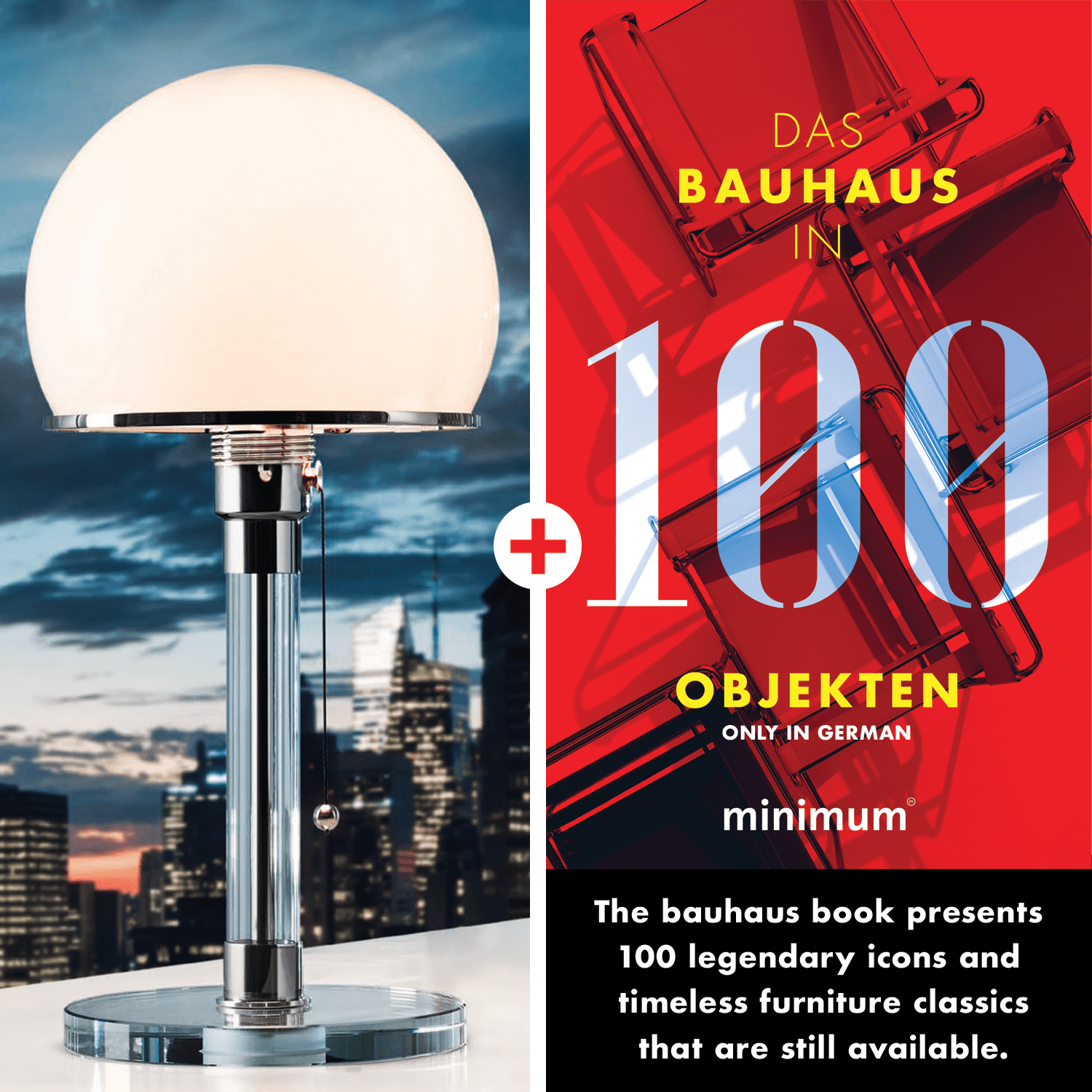 Image de Lampe Wagenfeld WG 24 + Bauhaus en 100 objets