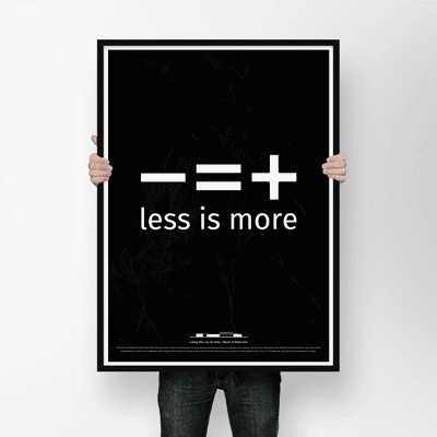 Picture of less is more