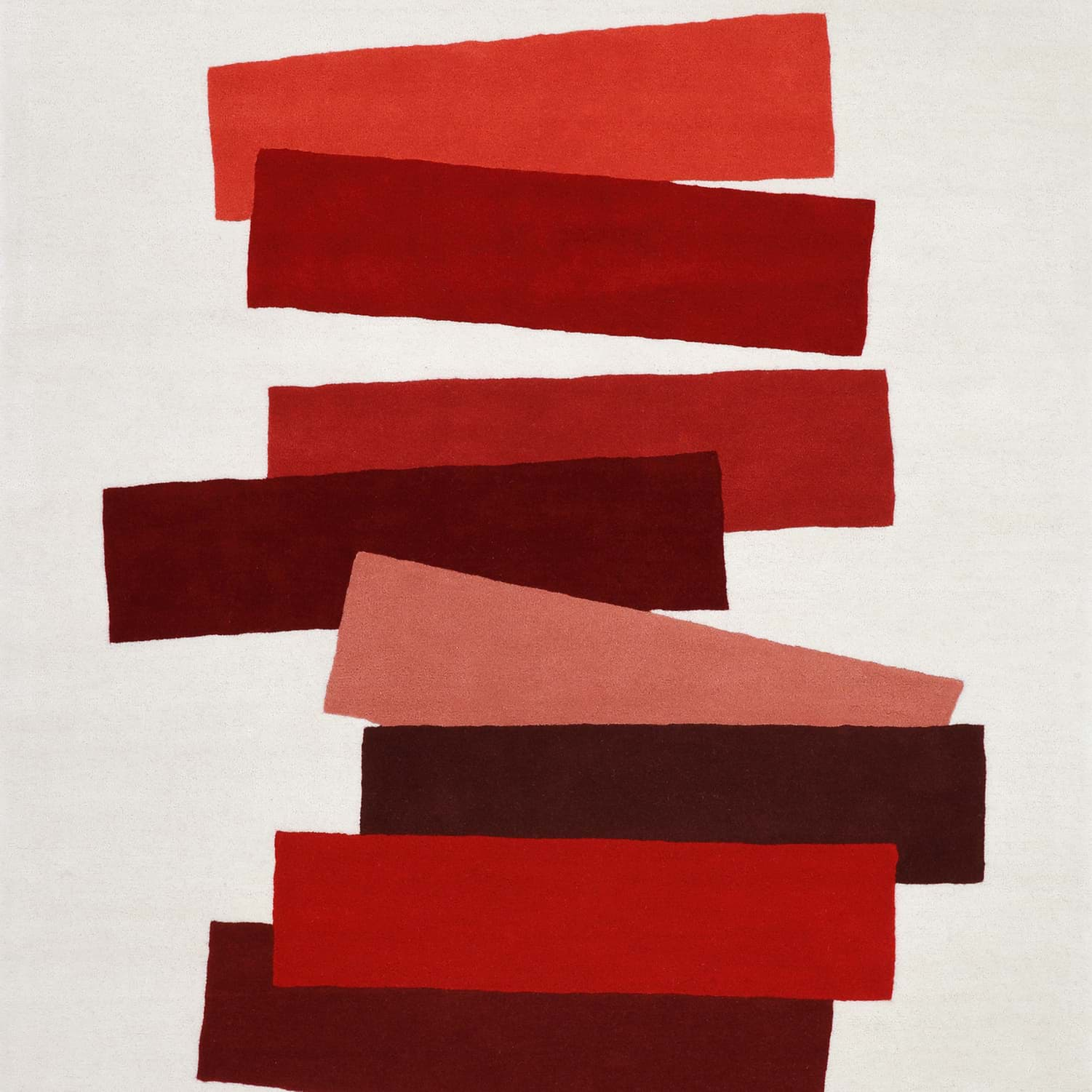 Image de Tapis Josef Albers Les nombreux visages du rouge