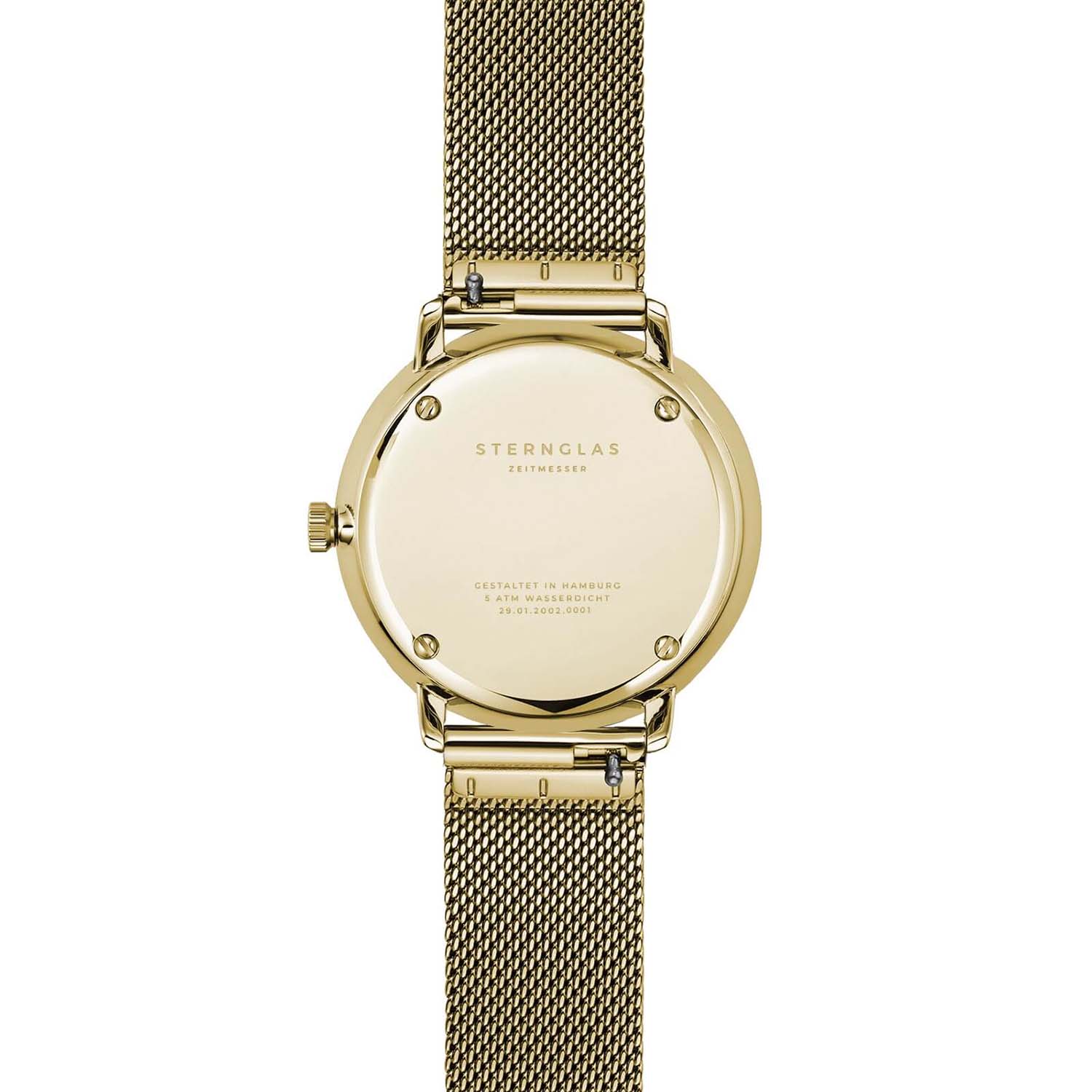 Sternglas Milanaise Armbanduhr Gold Sternglas Watch NAOS XS