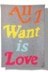 Picture of Love Wool Blanket